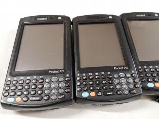 4x Symbol MC50 Mobile Handheld Computers w/ Charging Cradle