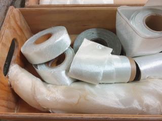 3 x Stackable Boxes of Fibreglass Material