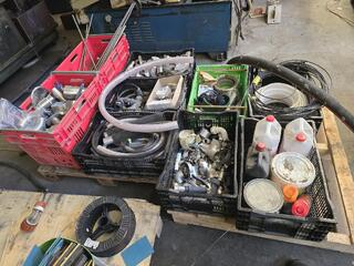 Large Lot of Stainless Steel Fittings and Industrial Supplies 