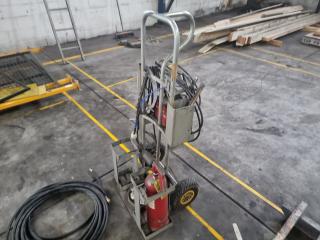 BOC INVERWELD 140VRD 140Amp Stick Tig Welder and Trolley