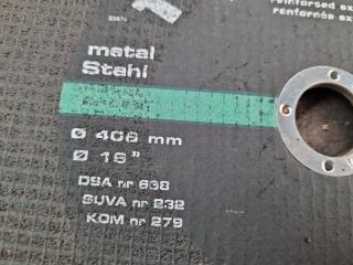 4x 406mm Flexovit Metal Cutting Disks