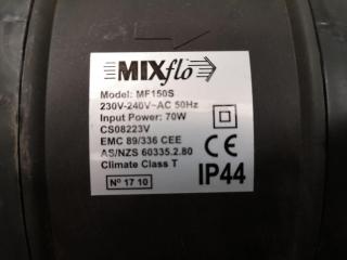 Mixflo MF150S Commercial Induct Venting Fan Unit w/ Accessories