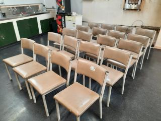 Set of 20 Stackable Cafe Chairs