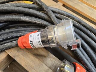 Long Three Phase Extension Cable 