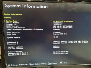 HPE ProLiant DL160 Gen9 Server w/ 2x Intel Xeon Processors