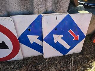 7 x Road Works Signs 