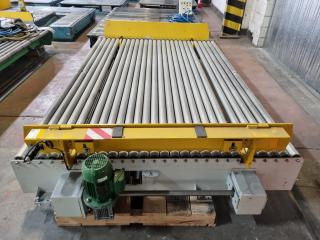 Gear Driven Roller Conveyor with Load Centraliser 