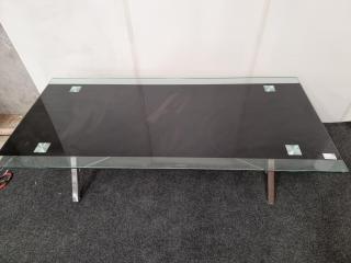 Large Contemporary Glass Boardroom Table