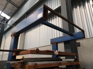 Heavy Steel Workshop Material Storage Rack Shelving Unit