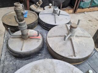 8x Assorted Aluminium Drain Test Plugs