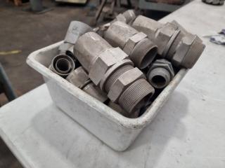 Large Assortment of Steel Pipe Fittings