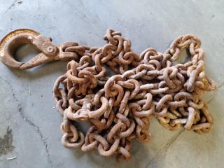 Large Single Leg Lifting Chain, 5.9m Length