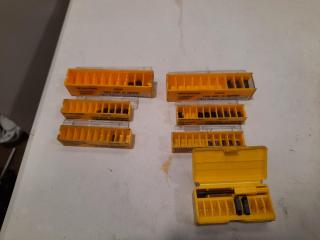 Assorted Lot of Partial Sets of ITS Milling Inserts (27 Pieces)