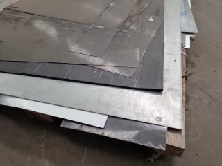 2x Pallets of Assorted Zincalume Steel Off-cut Sheets