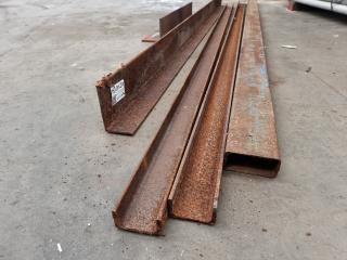 5 Steel Beams / Channels