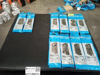 10 Assorted Shimano Bike Chains