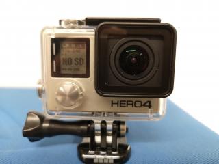 GoPro Hero 4 Action Camera w/ 8x Batteries, Assorted Accessories, Case