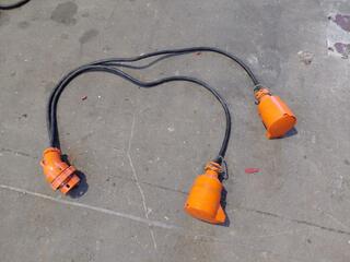 Assorted Three phase plugs 