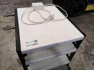 Mobile Office A/V Component Trolley