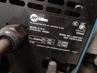 Miller DeltaWeld 650 CY50 Welder w/ Cooler & Wire Feeder, Faulty