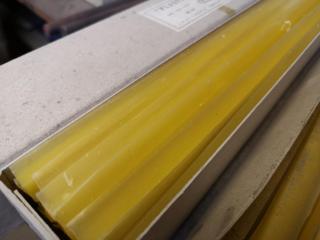 650+ Vintage Plastifil Fillet Wax Mould Edging Strips, 1/2" Size, 450mm Length