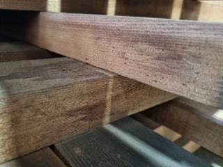 Stack of 1220x75x45mm Cedar Wood Lengths