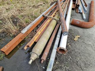 Large Assortment of Steel Pipes - Box Section etc