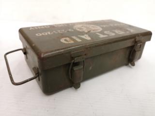 Vintage Military First Aid Kit w/ Original Contents