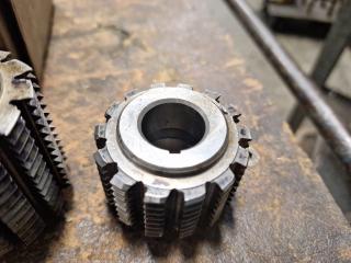 6 x Gear Hobber Cutters