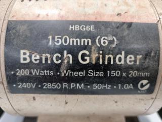 Ryobi Single Phase Bench Grinder HBG6E