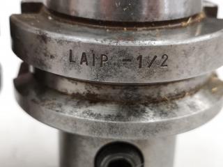 2x LAIP BT40 Tool Holders