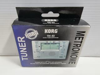 Korg TM-40 Digital Tuner/Metronome