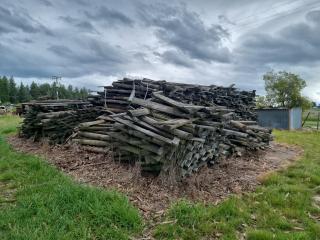 Huge Lot of Timber Half Rounds