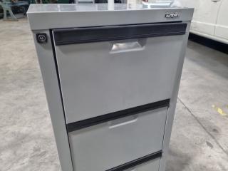 Europlan 3-Drawer Steel File Cabinet