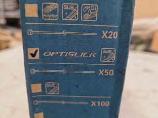 Shimano OptiSlik Shift Cables, 1.2x2100mm, Bulk Box