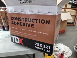 TDX Construction Adhesive, 25x 300mL Tubes