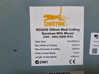 Cheetah 250mm Single Phase Bandsaw