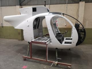 MD 500C White Helicopter Body
