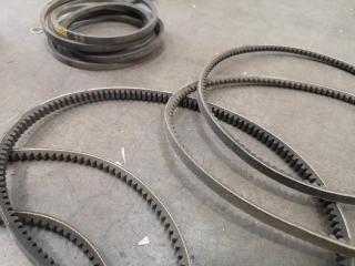 25x Assorted Industrial Rubber Belts