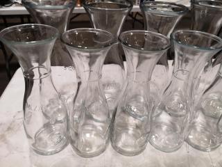 21x Assorted Glass Water Pitchers, Mugs