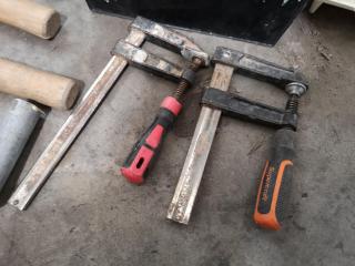 Assorted Hand Tools, Shovels, Sledges, Painting Tools, & More