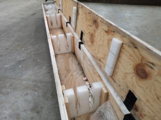 Empty Helicopter Rotor Blade Storage Crate