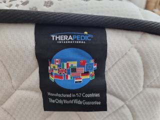 Single Size Therapedic Medicoil HD Mattress with Base Frame