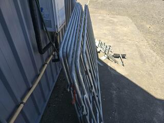 Three Steel Gates with Feet