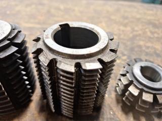 6 x Gear Hobber Cutters