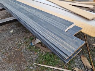 17x Assorted Wide Wood Trim, Edging Boards & More