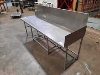 Commercial Stainless Steel Bench