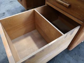 Vintage Wood Office Desk