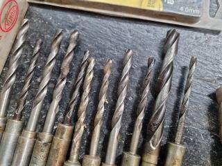 Assorted Morse Taper & Jobber Drills, & More