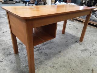 Vintage Wood Office Desk